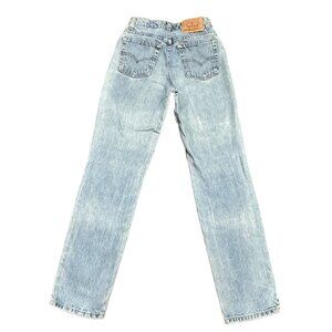 Levis Juniors 3 507 Special Reserve Jeans Slim Fit Tapered Leg Blue Made In USA